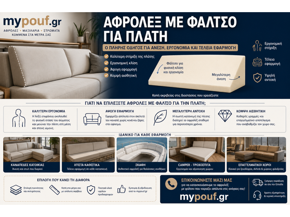 Αφρολέξ με Φάλτσο για Πλάτη | Ο Απόλυτος Οδηγός