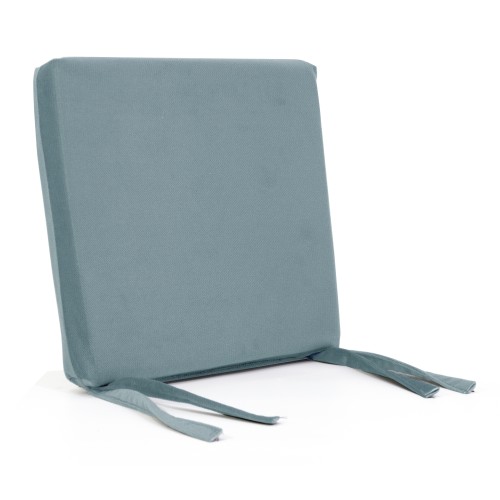 Μαξιλάρι Velure καρέκλας τετράγωνο γαλάζιο χρώμα Μαξιλάρι Velure καρέκλας τετράγωνο γαλάζιο χρώμα