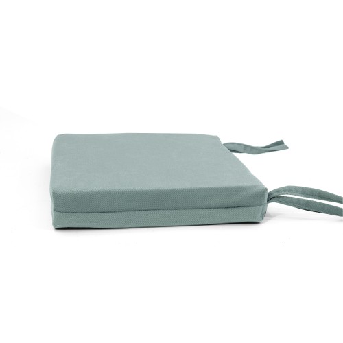 Μαξιλάρι Velure καρέκλας τετράγωνο γαλάζιο χρώμα Μαξιλάρι Velure καρέκλας τετράγωνο γαλάζιο χρώμα