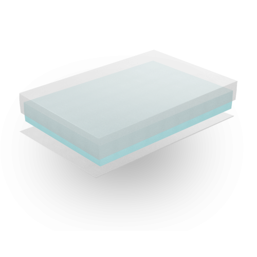 Αφρολέξ με λευκό κάλυμμα αδιάβροχο 100% πολυεστέρα | ΝΟ 40-S Με φερμουάρ Αφρολέξ με λευκό κάλυμμα αδιάβροχο 100% πολυεστέρα | ΝΟ 40-S Με φερμουάρ