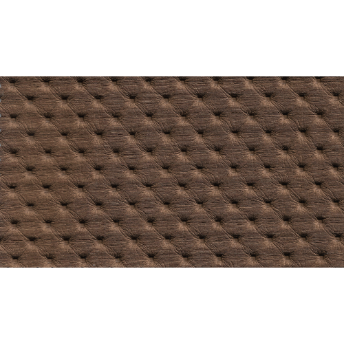 Δερματίνη με το μέτρο Arizona 4 Pu / Pvc Capitone Metallic Caramel Brown
