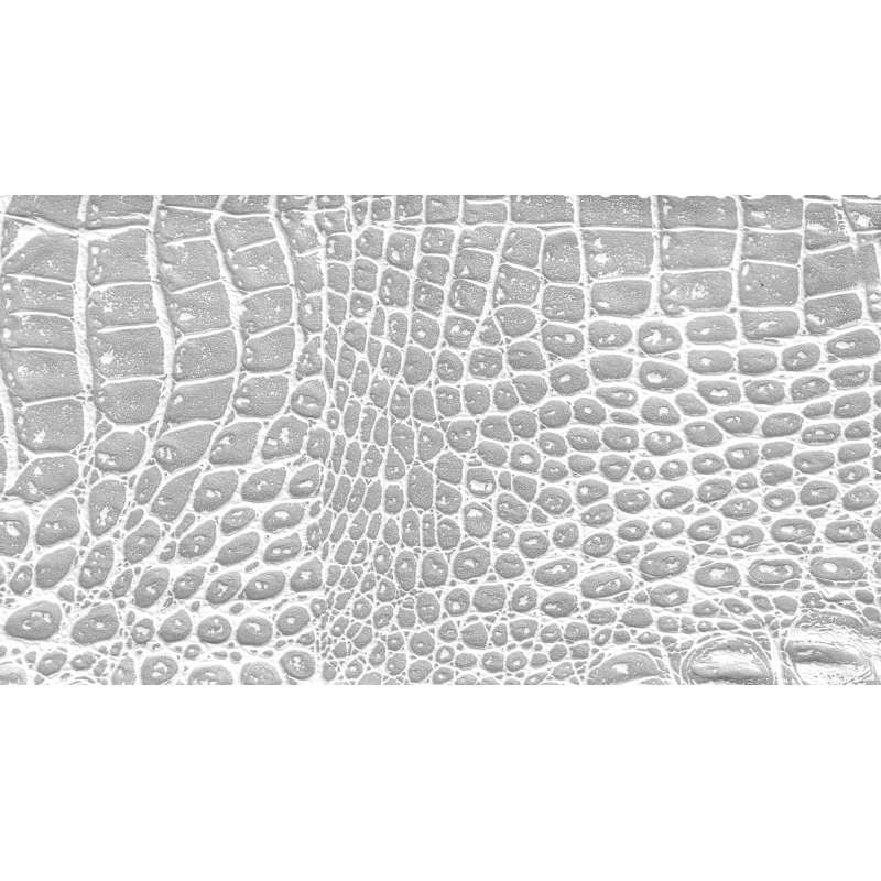 Δερματίνη με το μέτρο Manaos 10 Pu / Pvc Crocodile Skin Effect Light Silver - White | Mycollection.gr Δερματίνη με το μέτρο Manaos 10 Pu / Pvc Crocodile Skin Effect Light Silver - White | Mycollection.gr