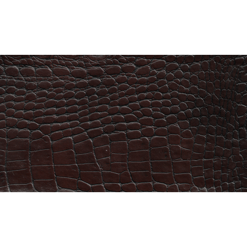 Δερματίνη με το μέτρο Manaos 12 Pu / Pvc Crocodile Skin Effect Dark Cherry Brown