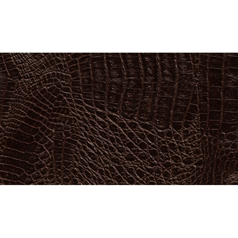 Δερματίνη με το μέτρο Manaos 7 Pu / Pvc Crocodile Skin Effect Glossy Very Dark Brown | Mycollection.gr Δερματίνη με το μέτρο Manaos 7 Pu / Pvc Crocodile Skin Effect Glossy Very Dark Brown | Mycollection.gr