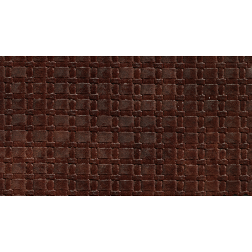 Δερματίνη με το μέτρο Montana 7 Pu / Pvc Reddish Brown Capitone Square