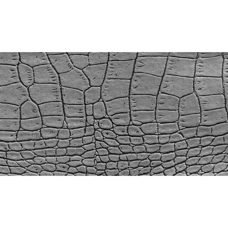 Δερματίνη με το μέτρο Nevada 11 Pu / Pvc Silver - Black Crocodile Effect | Mycollection.gr Δερματίνη με το μέτρο Nevada 11 Pu / Pvc Silver - Black Crocodile Effect | Mycollection.gr