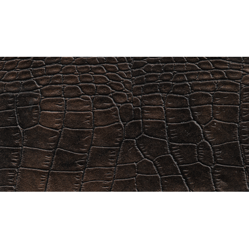 Δερματίνη με το μέτρο Nevada 2 Pu / Pvc Metallic Brown Crocodile Effect