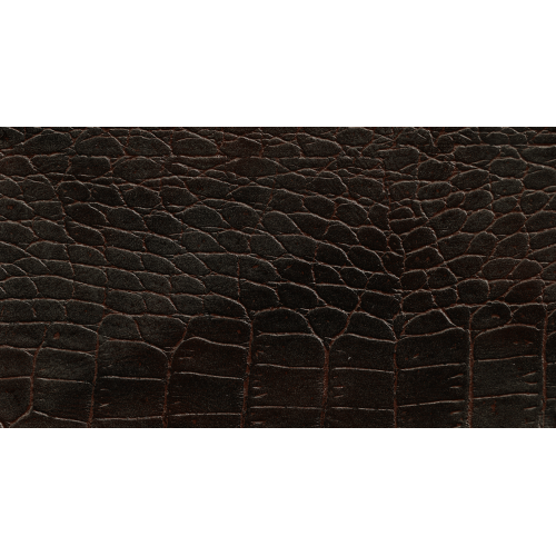 Δερματίνη με το μέτρο Nevada 8 Pu / Pvc Matte Brown Crocodile Effect