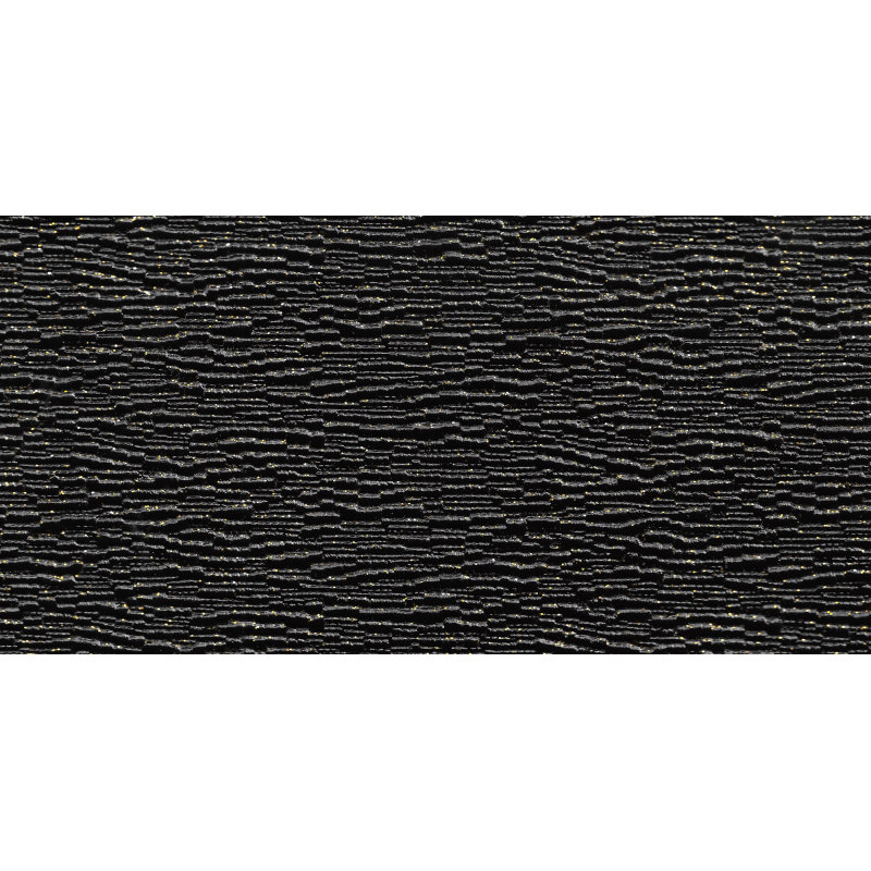 Δερματίνη με το μέτρο Virginia 21 Pu / Pvc Brown-Black With Gold Strass | Mycollection.gr