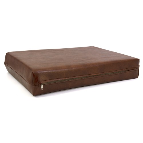 Μαξιλάρι για Καναπέ / Παλέτα  Δερματίνη Minesota 11 Cinnamon Light Brown Με Φερμουάρ