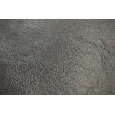 Μαξιλάρα Δερματίνη Δαπέδου Γκρι Miami Με Φερμουάρ