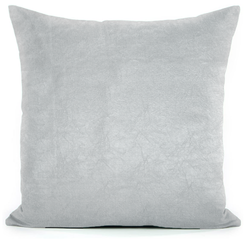 Μαξιλάρα Δερματίνη Δαπέδου Λευκό Miami Με Φερμουάρ