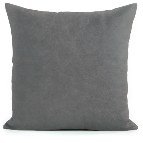 Μαξιλάρι Δερματίνη καναπέ Γκρι Minesota Με Φερμουάρ Μαξιλάρι Δερματίνη καναπέ Γκρι Minesota Με Φερμουάρ