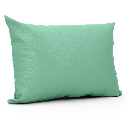 Μαξιλάρι Δερματίνη καναπέ Odario 16 - Turquoise Green Με Φερμουάρ