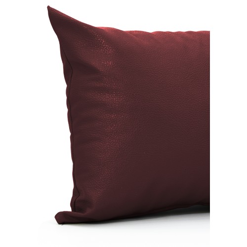 Μαξιλάρι Δερματίνη καναπέ Odario 20 - Burgundy Με Φερμουάρ Μαξιλάρι Δερματίνη καναπέ Odario 20 - Burgundy Με Φερμουάρ