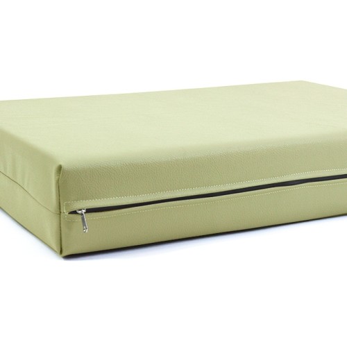 Μαξιλάρι Για Καναπέ / Παλέτα Δερματίνη Odario 15 - Light Beige Με Φερμουάρ