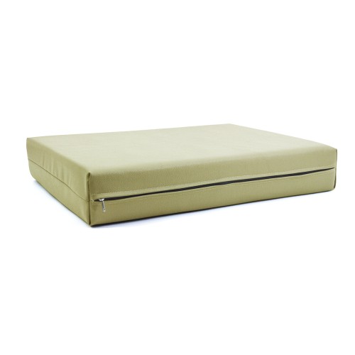 Μαξιλάρι Για Καναπέ / Παλέτα Δερματίνη Odario 18 - Latte Beige Με Φερμουάρ