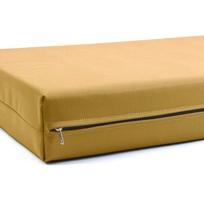 Μαξιλάρι Για Καναπέ / Παλέτα Δερματίνη Odario 2 - Light Tabac Brown Με Φερμουάρ