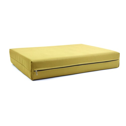 Μαξιλάρι Για Καναπέ / Παλέτα Δερματίνη Odario 24 - Orange Beige Με Φερμουάρ