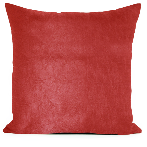 Μαξιλάρι Δερματίνη καναπέ Κόκκινη Miami Με Φερμουάρ Μαξιλάρι Δερματίνη καναπέ Κόκκινη Miami Με Φερμουάρ