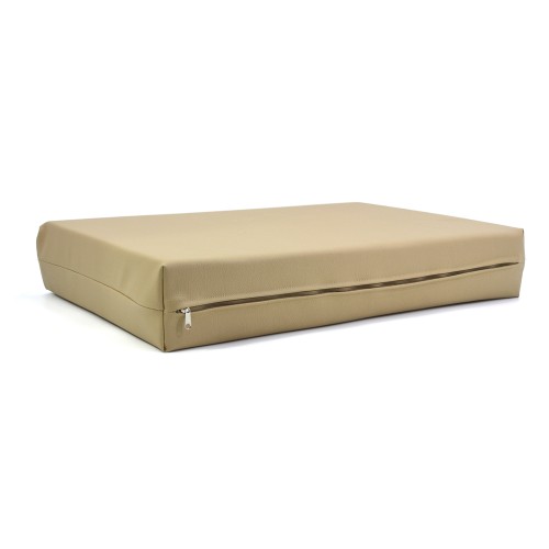 Μαξιλάρι Για Καναπέ / Παλέτα Δερματίνη Odario 17 - Cappuccino Beige Με Φερμουάρ