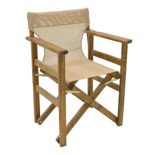 Διάτρητο πανί επαγγελματικό για πολυθρόνα σκηνοθέτη χρώματος φραπέ Megapap Διάτρητο πανί επαγγελματικό για πολυθρόνα σκηνοθέτη χρώματος φραπέ Megapap