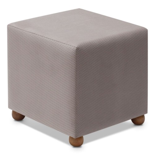 Σκαμπώ Ranma υφασμάτινο χρώμα ανοιχτό γκρι 40x40x40εκ. Σκαμπώ Ranma υφασμάτινο χρώμα ανοιχτό γκρι 40x40x40εκ.