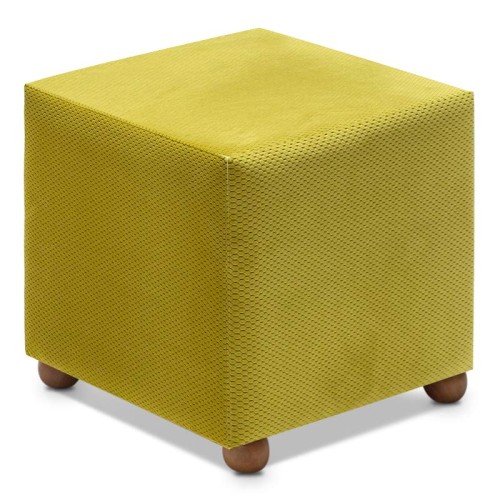 Σκαμπώ Ranma υφασμάτινο χρώμα λαδί 40x40x40εκ. Σκαμπώ Ranma υφασμάτινο χρώμα λαδί 40x40x40εκ.