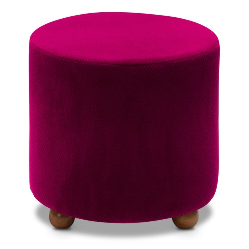 Σκαμπώ Mario υφασμάτινο χρώμα μωβ 40x40x40εκ. Σκαμπώ Mario υφασμάτινο χρώμα μωβ 40x40x40εκ.