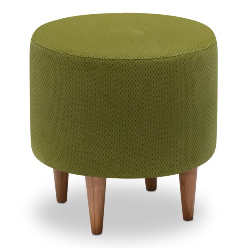 Σκαμπώ Fidik υφασμάτινο χρώμα πράσινο 40x40x40εκ. Σκαμπώ Fidik υφασμάτινο χρώμα πράσινο 40x40x40εκ.