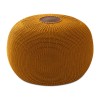 Σκαμπό - Πουφ Knit πλεκτό χρώμα cinnamon Φ47x35εκ.