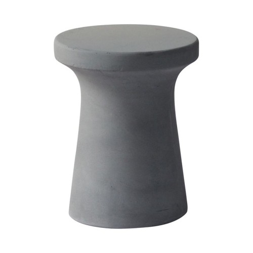 Concrete Σκαμπό Κήπου - Βεράντας, Cement Grey Φ 35cm H.45cm Concrete Σκαμπό Κήπου - Βεράντας, Cement Grey Φ 35cm H.45cm