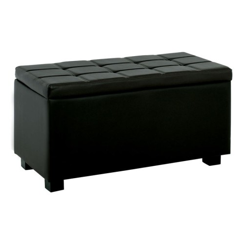 Denise Σκαμπό Με Αποθηκευτικό Χώρο - Ταμπουρέ, Pu Μαύρο 88x43x45cm Denise Σκαμπό Με Αποθηκευτικό Χώρο - Ταμπουρέ, Pu Μαύρο 88x43x45cm