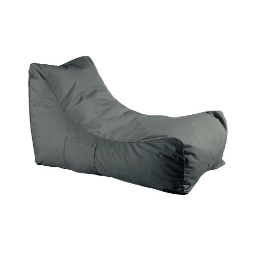 Lazy Πουφ Ανάκλιντρο 100% Αδιάβροχο, Ύφασμα Ανθρακί 70x106x67cm