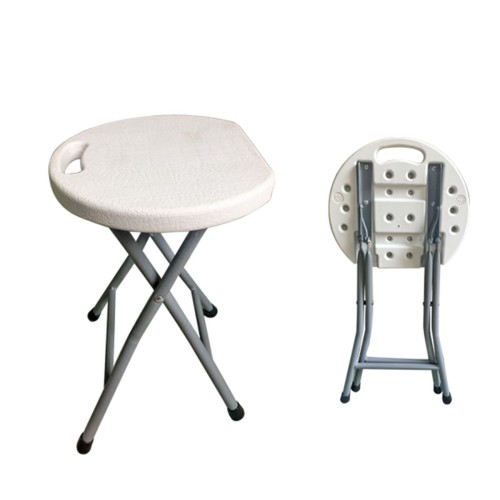 Blow Σκαμπό Βοηθητικό - Πτυσσόμενο, Μέταλλο Βαφή Γκρι, Hdpe Άσπρο 33x30x45cm Blow Σκαμπό Βοηθητικό - Πτυσσόμενο, Μέταλλο Βαφή Γκρι, Hdpe Άσπρο 33x30x45cm