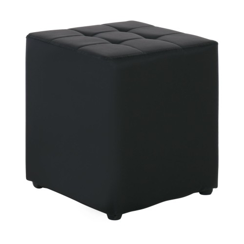 Cony Σκαμπό Βοηθητικό, Pu Μαύρο 37x37x42cm Cony Σκαμπό Βοηθητικό, Pu Μαύρο 37x37x42cm
