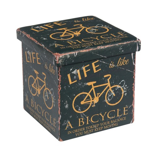 Orion Σκαμπό Αποθηκευτικό - Βοηθητικό, Pu Deco Bike 38x38x38cm Orion Σκαμπό Αποθηκευτικό - Βοηθητικό, Pu Deco Bike 38x38x38cm