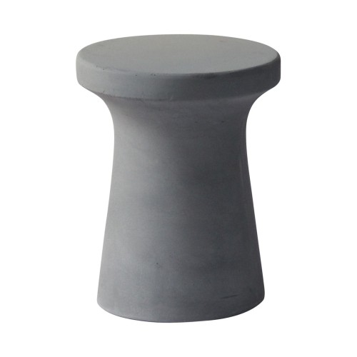 Concrete Σκαμπό Κήπου - Βεράντας, Cement Grey Φ 35cm H.45cm Concrete Σκαμπό Κήπου - Βεράντας, Cement Grey Φ 35cm H.45cm
