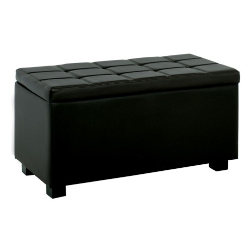 Denise Σκαμπό Με Αποθηκευτικό Χώρο - Ταμπουρέ, Pu Μαύρο 88x43x45cm Denise Σκαμπό Με Αποθηκευτικό Χώρο - Ταμπουρέ, Pu Μαύρο 88x43x45cm