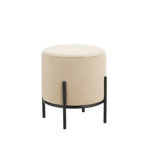 BELLA/R ΣΚΑΜΠΟ BEIGE VELVET ΥΦΑΣΜΑ Φ.35Χ38εκ. BELLA/R ΣΚΑΜΠΟ BEIGE VELVET ΥΦΑΣΜΑ Φ.35Χ38εκ.