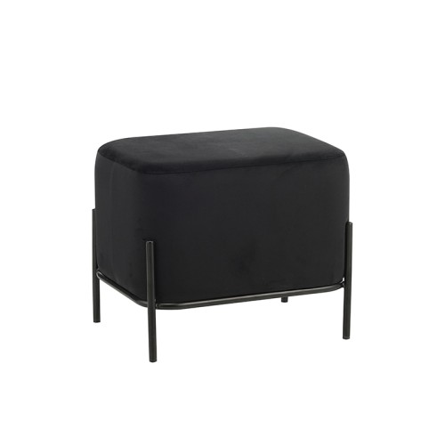 BELLA/L ΣΚΑΜΠΟ BLACK VELVET ΥΦΑΣΜΑ 48X37Χ39εκ. BELLA/L ΣΚΑΜΠΟ BLACK VELVET ΥΦΑΣΜΑ 48X37Χ39εκ.