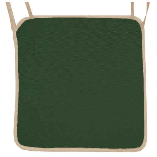 Μαξιλάρι Καρέκλας Με Ρέλι Μονόχρωμο Κυπαρισσί ύφασμα λονέτα Μαξιλάρι Καρέκλας Με Ρέλι Μονόχρωμο Κυπαρισσί ύφασμα λονέτα