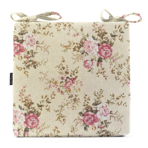 Μαξιλάρι Καρέκλας Με Δέσιμο Με Σχέδιο Floral Rakel 101 - Λονέτα Ύφασμα Μαξιλάρι Καρέκλας Με Δέσιμο Με Σχέδιο Floral Rakel 101 - Λονέτα Ύφασμα