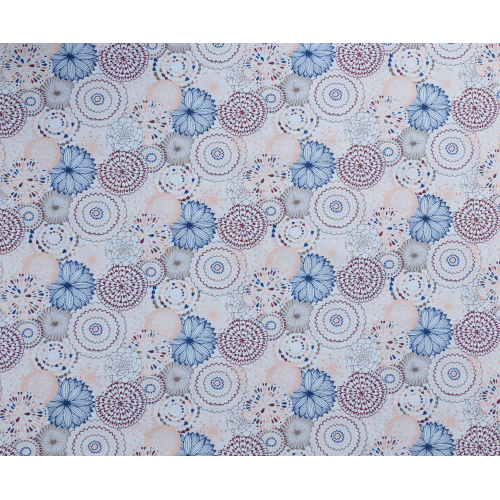 Μαξιλάρι για παλέτα με κουμπιά - Μπαμπού Με Σχέδιο Antia 101 - Λονέτα Ύφασμα Flowers