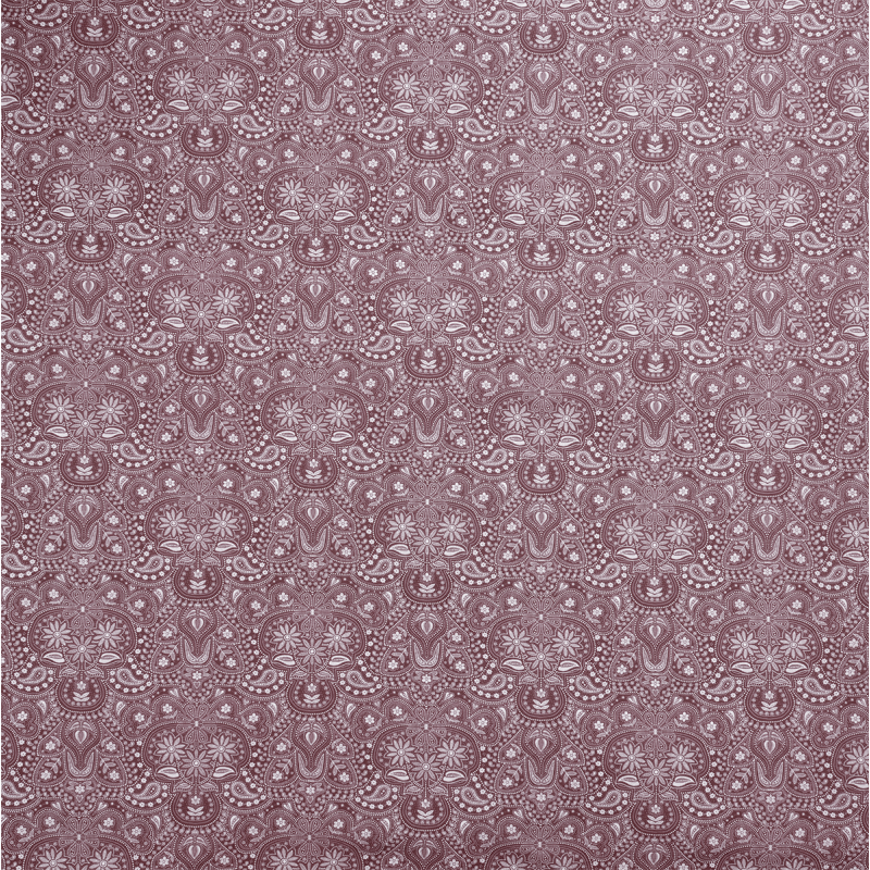 Μαξιλάρι καρέκλας με πλάτη λονέτα σχέδιο Sefu 301 Βυσσινί με ρέλι | Mycollection.gr