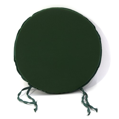 Μαξιλάρι καρέκλας με ρέλι στρογγυλό αδιάβροχο κυπαρισσί Μαξιλάρι καρέκλας με ρέλι στρογγυλό αδιάβροχο κυπαρισσί