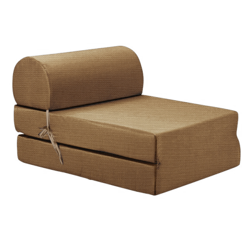 Πολυθρόνα - Κρεβάτι Flip Chair αδιάβροχο Από Ομπρελόπανο ύφασμα καμηλό Florina