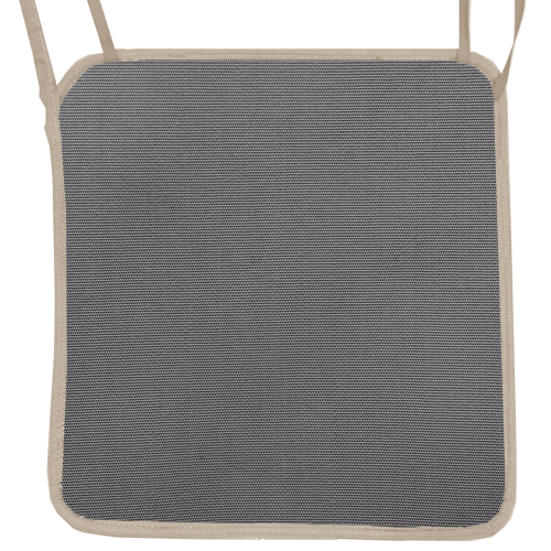 Μαξιλάρι Καρέκλας Αδιάβροχο Με Ρέλι Μονόχρωμο Γκρι Από Ομπρελόπανο Μαξιλάρι Καρέκλας Αδιάβροχο Με Ρέλι Μονόχρωμο Γκρι Από Ομπρελόπανο