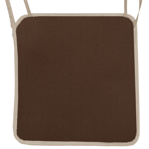 Μαξιλάρι Καρέκλας Αδιάβροχο Με Ρέλι Μονόχρωμο Καφέ Από Ομπρελόπανο Μαξιλάρι Καρέκλας Αδιάβροχο Με Ρέλι Μονόχρωμο Καφέ Από Ομπρελόπανο