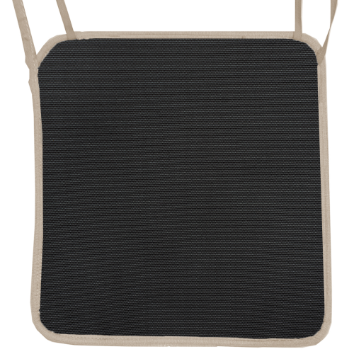 Μαξιλάρι Καρέκλας Αδιάβροχο Με Ρέλι Μονόχρωμο Μαύρο Από Ομπρελόπανο Μαξιλάρι Καρέκλας Αδιάβροχο Με Ρέλι Μονόχρωμο Μαύρο Από Ομπρελόπανο